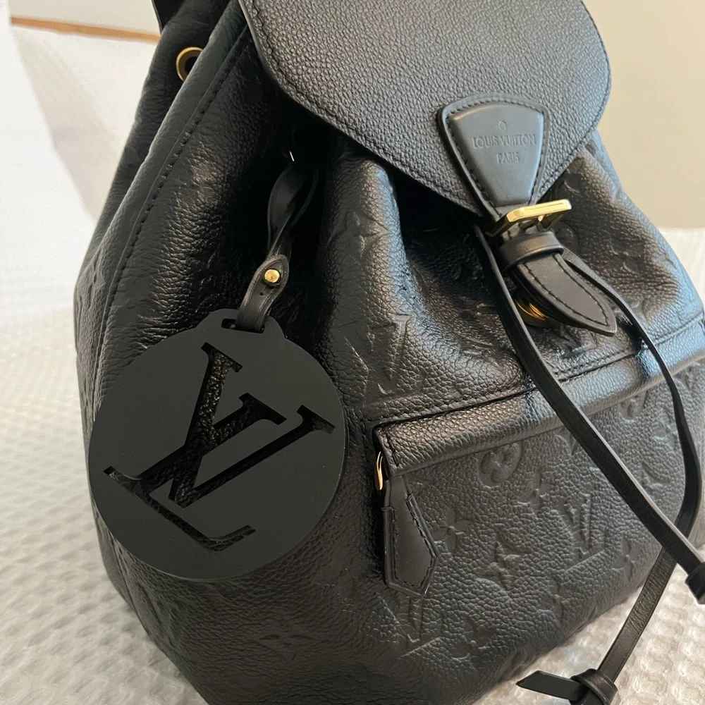 LOUIS VUITTON Empreinte Montsouris NM Backpack Black DISCONTINUED - Picture 8 of 16
